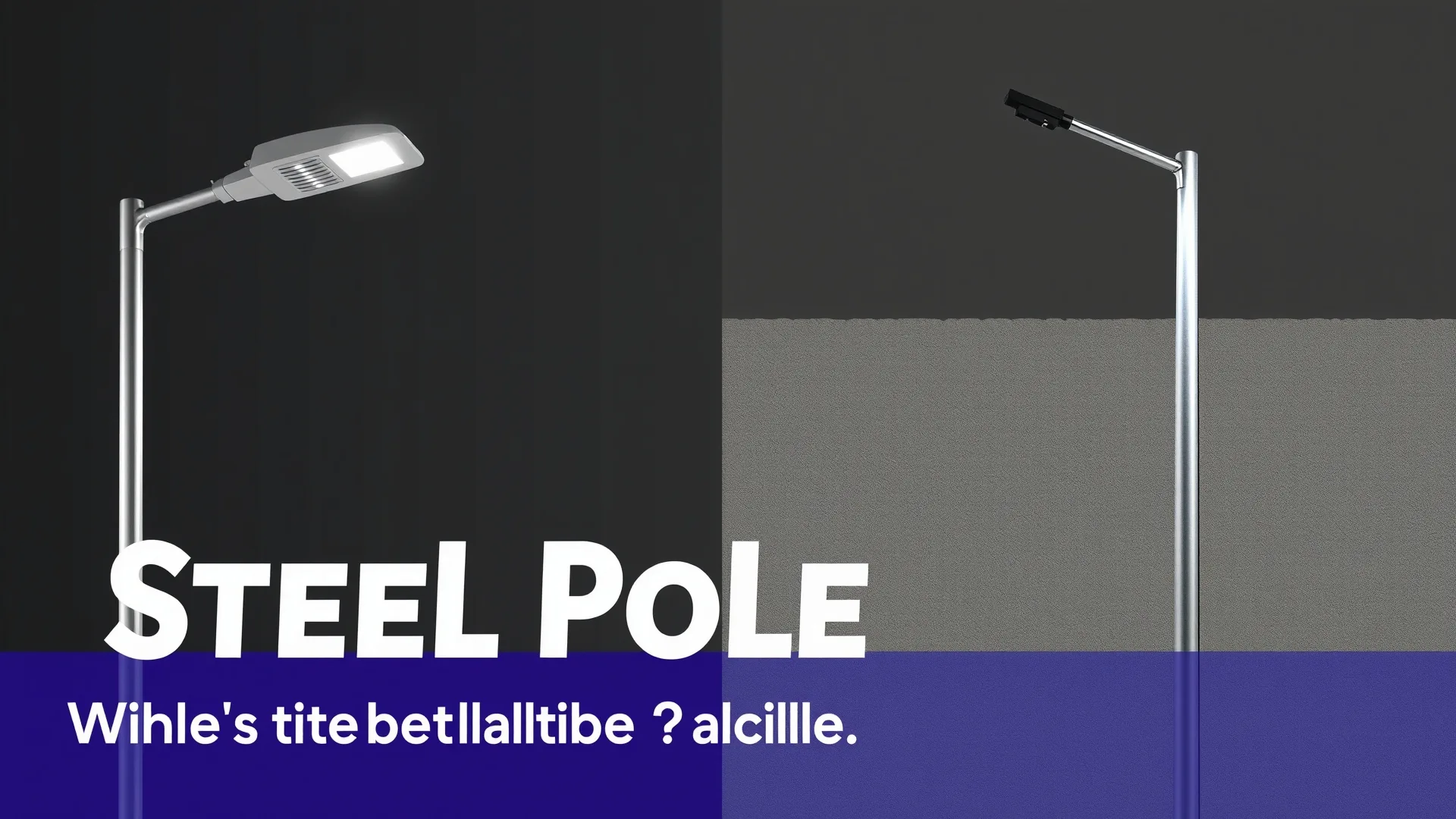 Shtylla e dritës prej alumini kundrejt shtyllës së çelikut: Cili ka vlerë më të mirë?