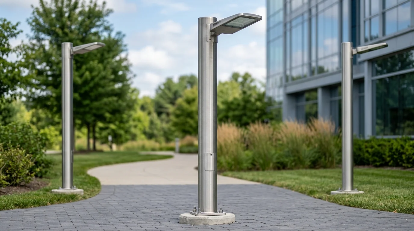 Steel Light Pole - Morelux - Why Stainless Steel Light Poles Are the ...